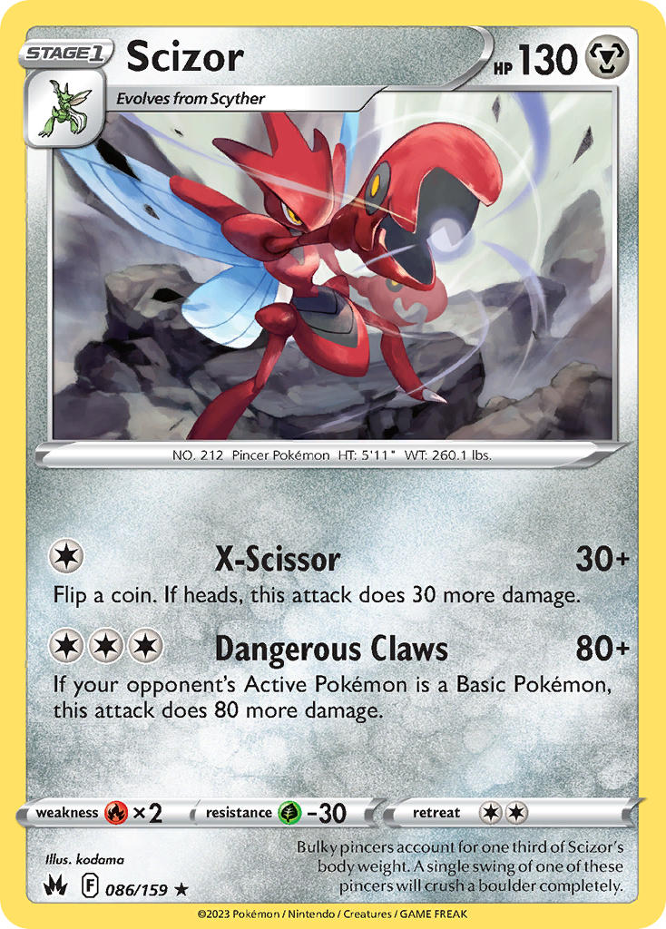 Scizor - 086/159 - Scroll and Circuit Games
